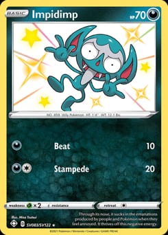 2021 Shining Fates Shiny Vault Impidimp #SV083 card