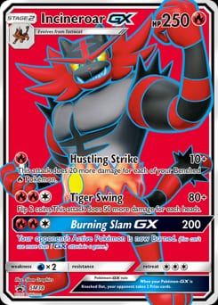 2017 SM Black Star Promos Incineroar-GX #SM38 card