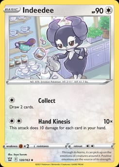 Battle Styles Indeedee #120 card