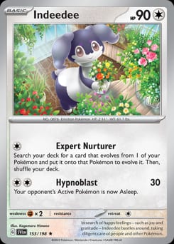 Scarlet & Violet Indeedee #153 card