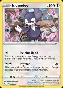 Shining Fates Indeedee #56 card