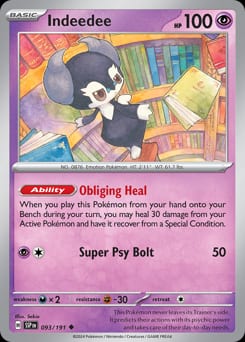 Surging Sparks Indeedee #93 card