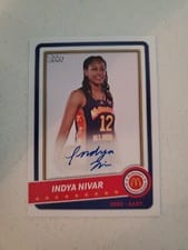 2022 Topps Chrome McDonald's All American McDonald’s All-American Gameday Paper Autographs Indya Nivar #PA-IN card