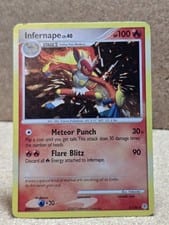 2007 Diamond & Pearl Infernape #5 card