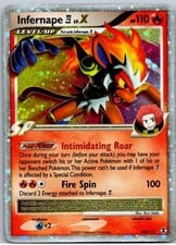 Rising Rivals Infernape E4 LV.X #108 card