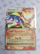 2007 DP Black Star Promos Infernape LV.X #DP10 card