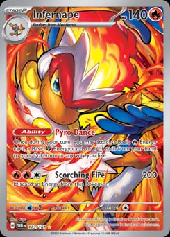 2024 Twilight Masquerade Infernape #173 card