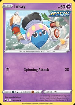 Chilling Reign Inkay #69 card