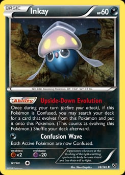XY Inkay #74 card