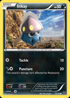 XY Inkay #75 card