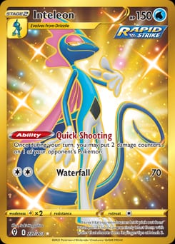 Evolving Skies Inteleon #227 card