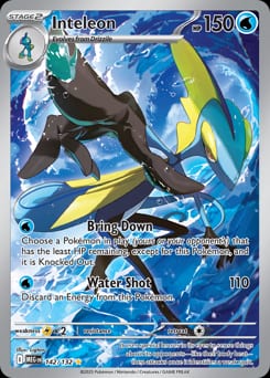 2025 Mega Evolution Inteleon #142 card