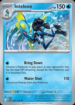 Mega Evolution Inteleon #41 card