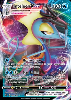 Rebel Clash Inteleon VMAX #50 card