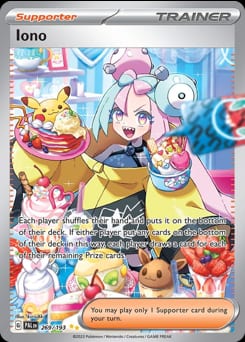 Paldea Evolved Iono #269 card