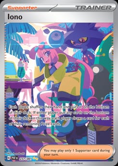 2024 Paldean Fates Iono #237 card