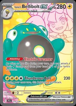 Journey Together Iono's Bellibolt ex #172 card