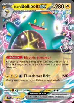 Journey Together Iono's Bellibolt ex #53 card