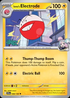 Journey Together Iono's Electrode #48 card