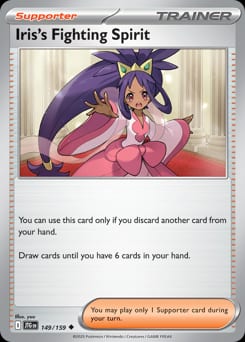 Journey Together Iris's Fighting Spirit #149 card