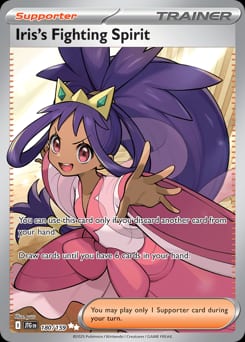 Journey Together Iris's Fighting Spirit #180 card