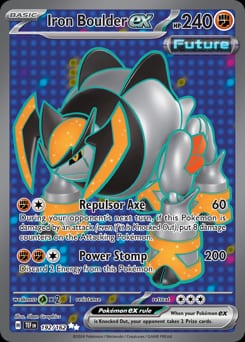 Temporal Forces Iron Boulder ex #192 card