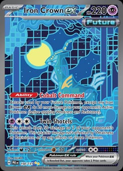 2025 Prismatic Evolutions Iron Crown ex #158 card
