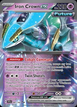 2024 Temporal Forces Iron Crown ex #81 card