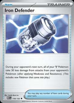Mega Evolution Iron Defender #118 card