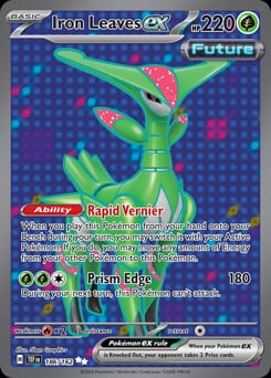 2024 Temporal Forces Iron Leaves ex #186 card