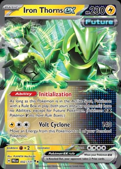 Prismatic Evolutions Iron Thorns ex #32 card