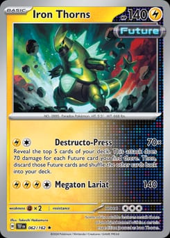 Temporal Forces Iron Thorns #62 card
