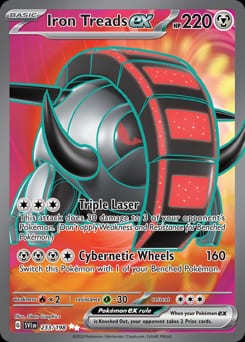 Scarlet & Violet Iron Treads ex #233 card