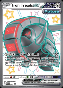 Scarlet & Violet Black Star Promos Iron Treads ex #73 card