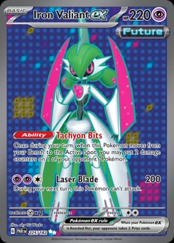 Paradox Rift Iron Valiant ex #225 card