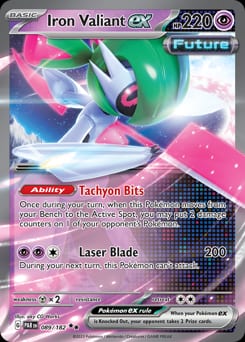 Paradox Rift Iron Valiant ex #89 card