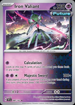 Temporal Forces Iron Valiant #80 card