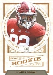 2019 Panini Legacy Base Set Irv Smith Jr #170 card