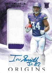 2019 Panini Origins Base Set Irv Smith Jr #135 card