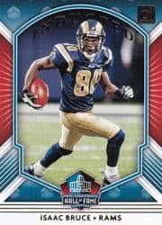 2020 Donruss Inducted Isaac Bruce #I-IB card