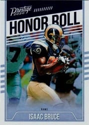 2020 Panini Prestige Honor Roll Isaac Bruce #HR-IB card