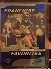 2024 Panini Prestige Franchise Favorites Isaac Bruce #7 card