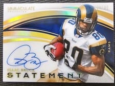 2025 Panini Immaculate Statement Signatures Isaac Bruce #23 card