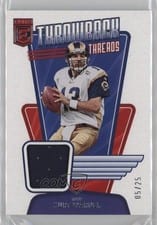 2023 Donruss Elite Throwback Threads Doubles Isaac Bruce / Kurt Warner #2 card