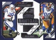 2024 Panini Contenders Historic Draft Class Contenders Isaac Bruce / Marshall Faulk #14 card