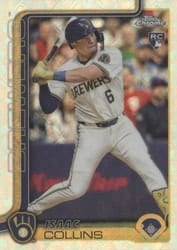 2025 Topps Chrome Logofractor Edition Base Set Isaac Collins #92 card