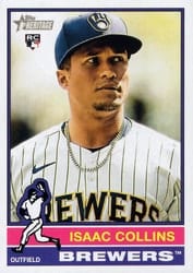 2025 Topps Heritage Base Set Isaac Collins #78 card