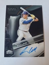2026 Topps Chrome Black Autographs Isaac Collins #CBA-IC card