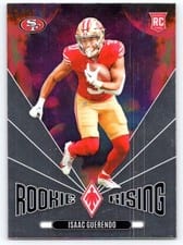 2024 Panini Phoenix Rookie Rising Isaac Guerendo #RR-IGO card