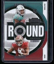 2024 Panini Contenders Round Numbers Isaac Guerendo / Jaylen Wright #17 card